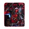 Marvel Comics Deadpool Batons Raschel Throw Blanket | 50 x 60 Inches